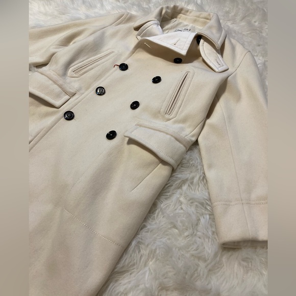 Zara Cream Trench Coat - Picture 9 of 13